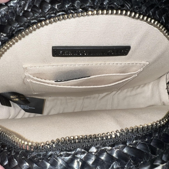 Rebecca Minkoff Straw Circle Cross Body Blue Multi Color Bag - Picture 16 of 16